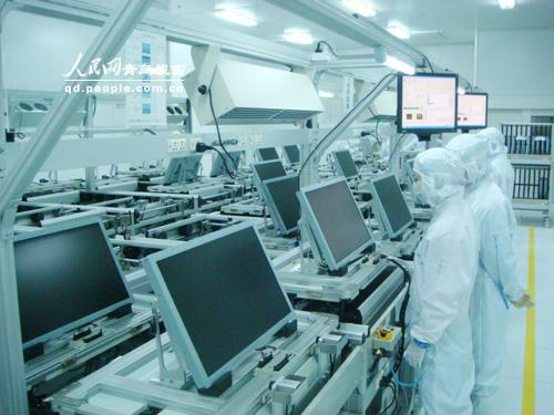 中国首条大屏幕LED液晶模组生产线在海信投产，液晶显示产品迈向新纪元